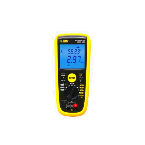 AEMC 6529 Hand-Held Megohmmeter/Multimeter 50V, 100V, 250V, 500V, 1kV, 420KΩ, V, Continuity, Alarm & Timer, PI/DAR