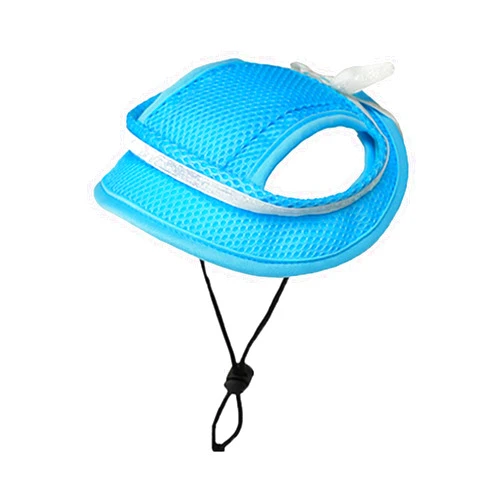 Generic Pet Hat - Round Brim Princess Cap Visor Hat, Pet Dog Mesh Porous Sun Cap with Ear Holes for Small, Extra Small Dog Teddy, Pug, Chihuahua, Shih Tzu, Yorkshire Terriers