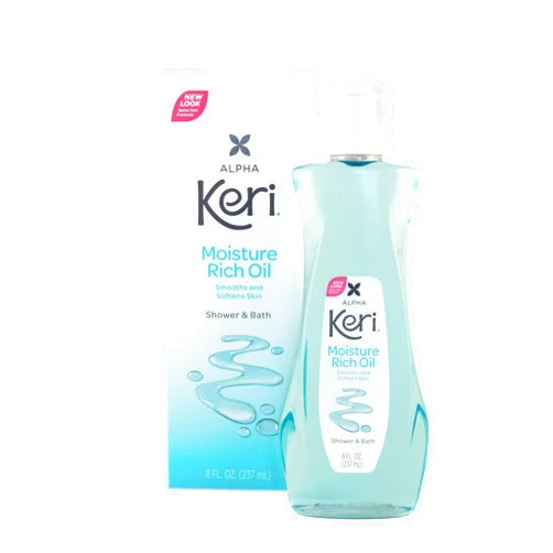 Kericure Keri Shower and Bath Oil, 8 Ounce
