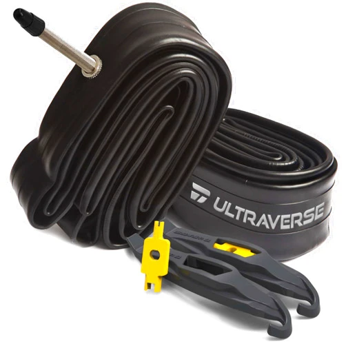 Ultraverse Bike Inner Tube for 26, 27.5 X 1.75/1.95/2.10/2.125 inch Bicycle tire Sizes with Presta Valve - Rubber Tubes for Mountain and Trail, Cruisers, MTB, and All Terrain Bikes – Set of 2