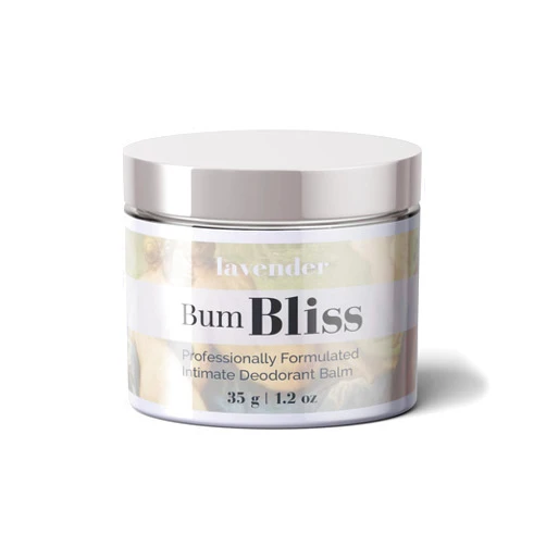 Bloomsdays Bum Bliss Intimate Deodorant Balm -(Lavender) Odor Neutralizer for your Bum, Privates & Armpits - No Peroxide, No Rinse, Gentle Leave-In Formula that Works Instantly - For Fans of Comfort