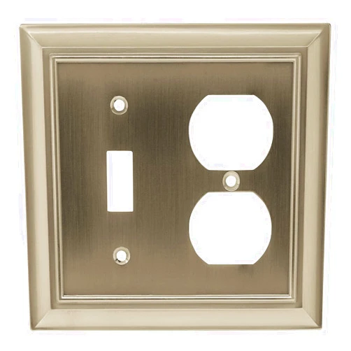 Franklin Brass Architectural Single Switch/Duplex Wall Plate / Switch Plate / Cover, Packaging may Vary
