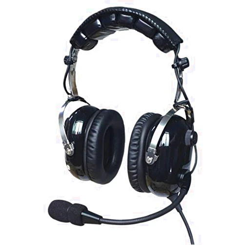 UFQ PNR Aviation Headset Free with Bluetooth Adapter Now TOP Sky Studio Great PNR Aviation Headset and Mp3 Input bxxx Grade Hi-Fi Sound for Music Free with Pilot Headset Bag Leather Ear Seals
