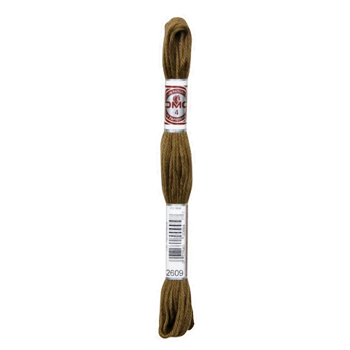 DMC 5-Strand Embroidery Soft Matte Cotton Thread 10.9yd-Medium Brown Gray
