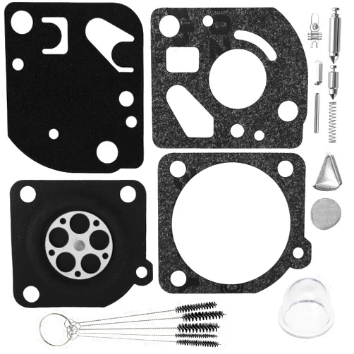 QAZAKY Carburetor Rebuild Kit Carb Repair Set Compatible with Zama RB-47 C1Q C1U Weed Eater Craftsman Blower Poulan Trimmer Brushcutter Oleomac Efco 640 750 8510 8742 Emak Jet 300 400 C1Q-E3 C1U-W10
