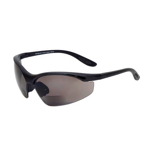 Calabria 91348 Anti Fog Bifocal Reading Safety Glasses Readers +1.50 Grey Mens Womens Wrap Around Eye Protection Protective