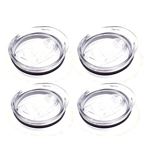 Engorgio 12oz stemless wine tumbler lid replacement (4 Pack)，2.9 inch diameter spill proof，for Sivaphe and Corkcicle Double-wall Stainless Steel Travel Coffee Mug