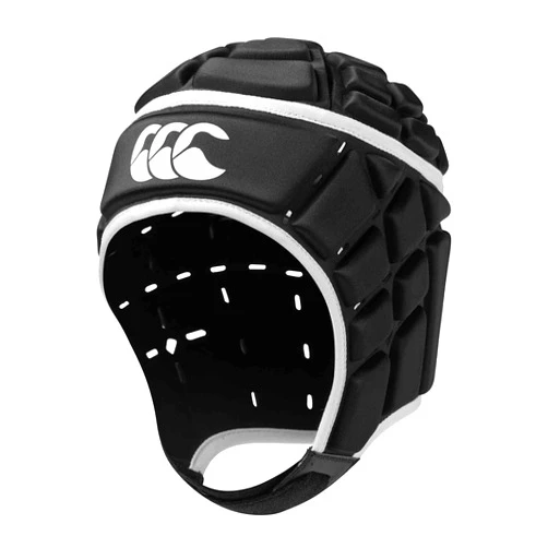 Canterbury Rugby Core Headguard | 360 Coverage | Soft-Edged Chin Strap | Designed Holes Aid Ventilation | Foam Padding