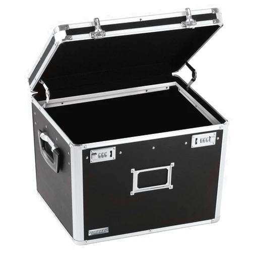 Vaultz Locking File Storage Chest, Two-Handled, Letter/Legal File Storage