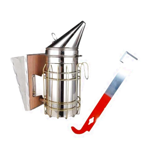 Generic Beekeeping Basic Kit Bee Smoker Hive Tool 3 in 1Beekeeping Supplies Necessary Tools for Beekeeping