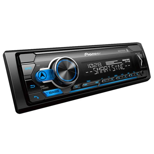 Pioneer MVH-S310BT Single Din Built-In Bluetooth, MIXTRAX, USB, Auxiliary, Pandora, Spotify, iPhone, Android and Smart Sync App Compatibility Car Digital Media Receiver