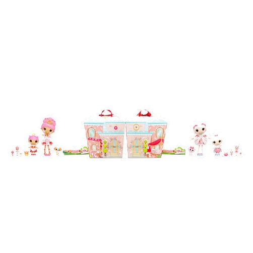 Lalaloopsy Sew Royal Princess Party, 7-Doll Princess Packs with 4 Princesses and 3 Pets, in Large 13
