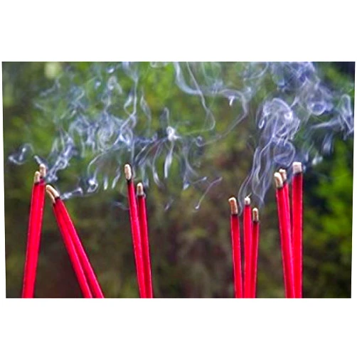 Posterazzi Incense Burning in the Temple Luding Sichuan China Poster Print by Keren Su (17 x 11)