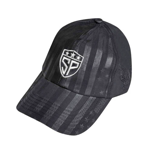 Subtle Patriot USA Black Running Hat, Lightweight & Breathable Baseball Hat, Adjustable