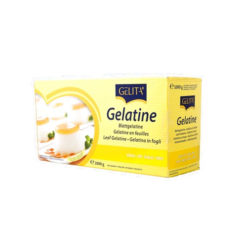 Gelita Gold Strength Leaf Gelatin - 500 Sheets/2.2 Pounds