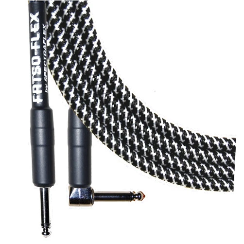 Spectraflex Fatso Flex Right Angle Instrument Cable, 21 Foot, Black