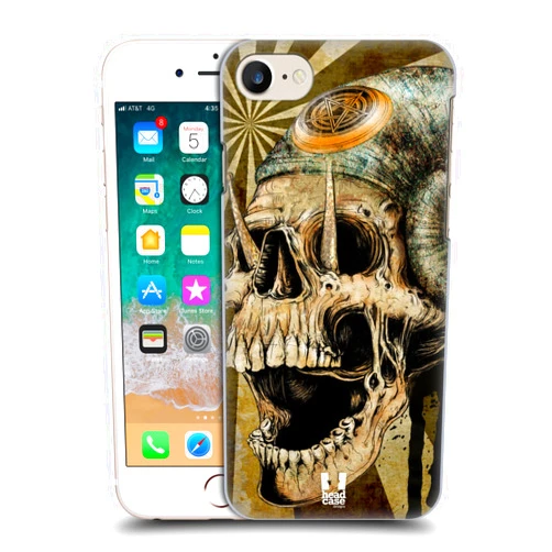 Head Case Designs Snail Hydro Skulls Hard Back Case Compatible with Apple iPhone 7/8 / SE 2020 & 2022