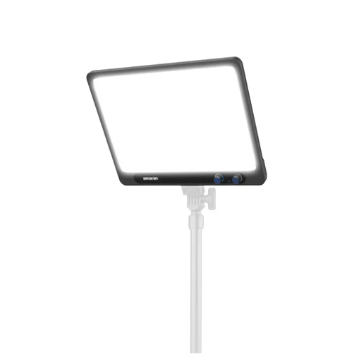 amaran Verge Bi-Color Edge-lit Rectangular Panel,26W Soft LED Video Light Adjustable CCT,APP Control Professional Studio Light for Streaming, Gaming Studio,Recording and Video Conferencing (Charcoal)