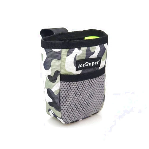leconpet Dog Treat Pouch Portable Treat Pouch for Dog Training Easily Carries Perfect Food Snack Storage Holder for Puppy Training and Walking (Camo)