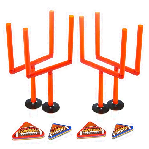 ArtCreativity Finger Flick Football Games (Set of 2) Football Mini Games, with Posts and Foam Footballs Toys, Office Desk Toys, Indoor Sports Party Favors, Football Gifts for Boys, Girls, and Adults