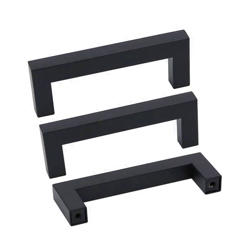 goldenwarm 10 Pack Black Cabinet Pulls 5in Drawer Pulls Modern Kitchen Cabinet Handles Black Dresser Stainless Steel Hardware