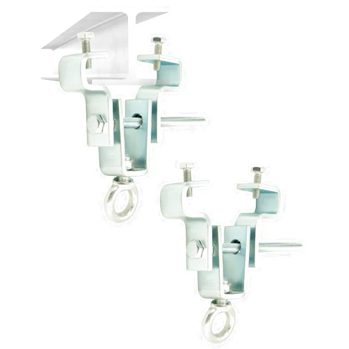 QWORK Steel I Beam Hanger, Steel Beam Clamp, Punch Bag Accessories for Beams, Adjustable from 2.5