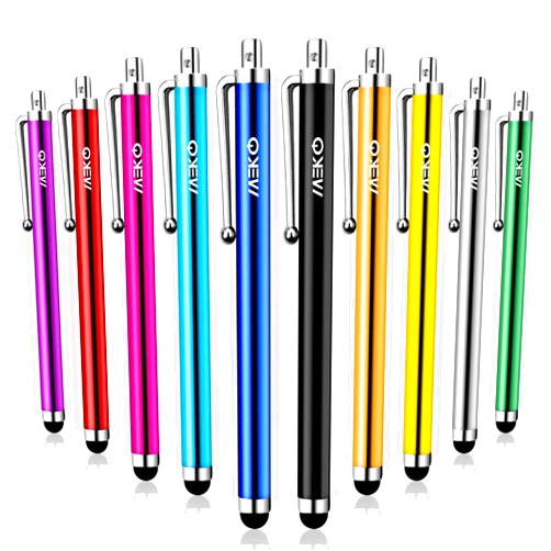 MEKO Stylus Pens for Touchscreens, MEKO 10 Pack High Precision Capacitive Stylus for iPad iPhone Tablets Smartphone&All Universal Touch Screen(10 Stylus)