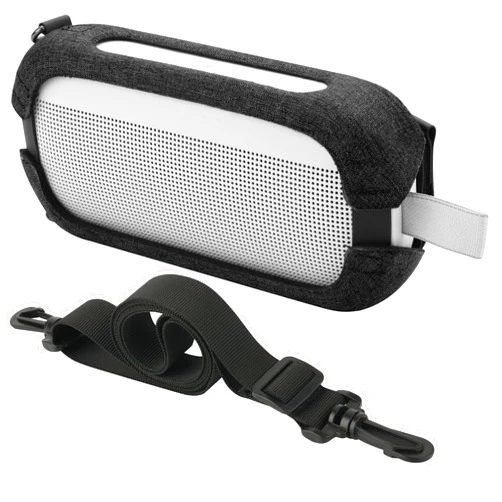 TXEsign EVA Carrying Case for Bose New SoundLink Flex 2nd Gen/Bose SoundLink Flex Speaker, Travel Protective Shoulder Strap Speaker Cover for Bose SoundLink Flex(Black)