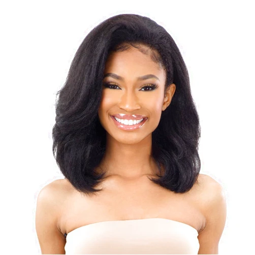 FREETRESS BRAIDS FreeTress Equal Full Cap Drawstring Natural Me Natural Roller Set (OFF BLACK 1B)