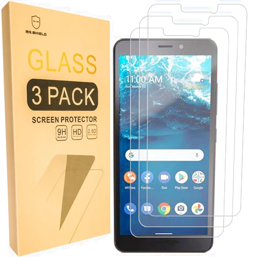 Mr.Shield [3-Pack] Designed For Nokia C100 [Tempered Glass] [Japan Glass with 9H Hardness] Screen Protector