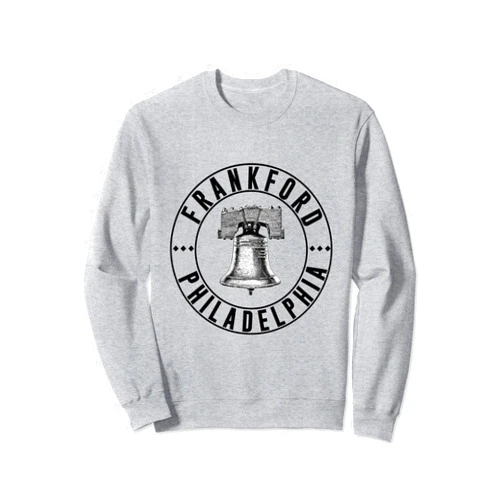 POP CULT URBAN CITY TEES Frankford Philly Neighborhood Philadelphia Liberty Bell Sweatshirt