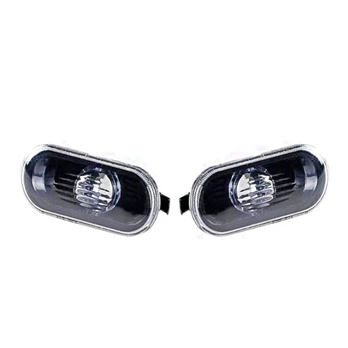 SYDKTWKM 2Pcs Car Side Marker Turn Signal Warning Light Black Lamp Cover, for MK4, for Golf, for Jetta, for Bora,B5/B5.5, for Passat,for Beetle