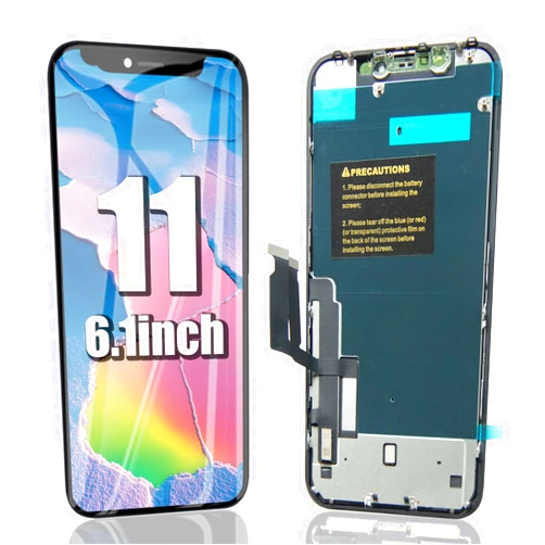 EFAITHFIX for iPhone 11 LCD Screen Replacement 6.1 Inch LCD Display 3D Touch LCD Screen Digitizer Full HD Frame Assembly Compatible with (Model A2111, A2221, A2223) with Waterproof Adhesive, No Tools