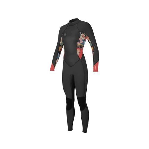 O'Neill Wetsuits Womens Bahia 3/2mm Full Zip Wetsuit