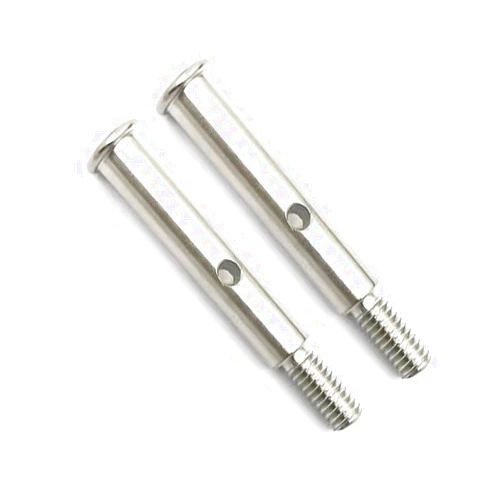 YijiaLink 2PCS Steel Front Axles Compatible with 1/10 Traxxas Slash 2WD Rustler VXL Stampede Replacement of 3637