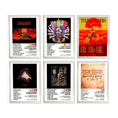 SNRISE Tyler Childers Poster Album Cover Posters Canvas Art Wall Picture Print Modern Family Decor
