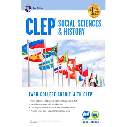Scott Dittloff PhD CLEP® Social Sciences & History Book + Online, 2nd Ed. (CLEP Test Preparation)