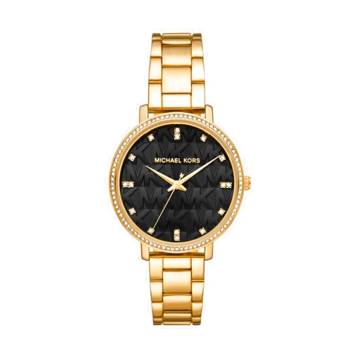 Michael Kors Pyper Three-Hand Gold-Tone Alloy Metal Women's Watch (Model: MK4593)