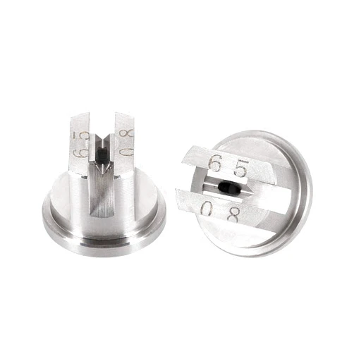 uxcell Flat Fan Spray Tip, 65 Degree Stainless Steel Nozzle, 2 Pcs (1.8mm Orifice Diameter)