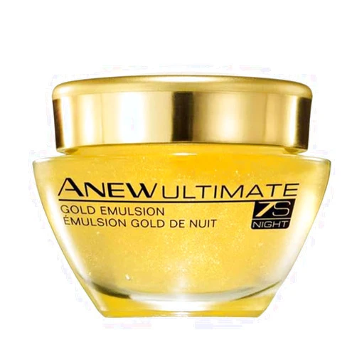 AVON Anew Gold Emulsion Night Cream l 1-Pack (1.7 fl. oz. Each) | Advanced Skin Renewal Formula