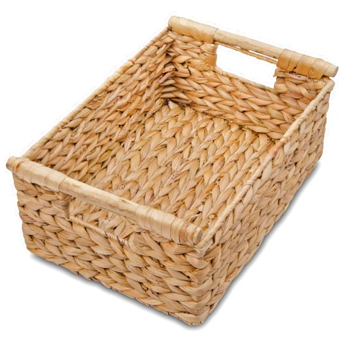 VATIMA Hyacinth Medium Wicker Basket 13.6x9.5x5.6