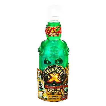 Treasure X Sunken Gold Bottle Smash - Action Figure & Treasure Inside. 10 Levels of Adventure, Multicolor (41577)