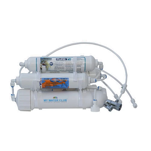 My Water Club Countertop Portable Universal 5-Stage Reverse Osmosis RO Purification Water System with 100 GPD RO Membrane, DI Deionizing Mixed Bed (Close to 0 PPM) postfilter, Dual Connection. Build in USA
