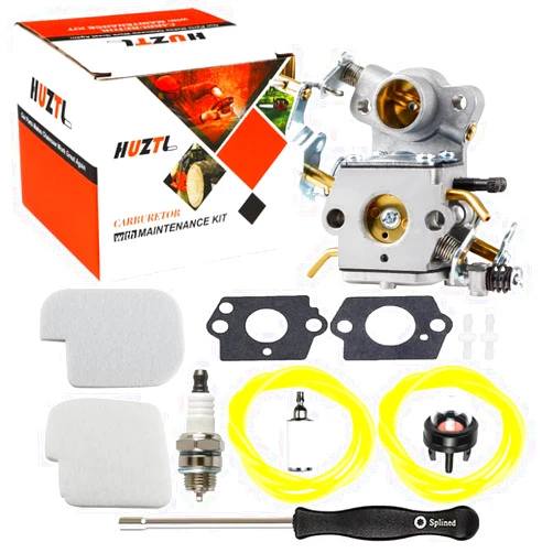 HUZTL PP4218A P3314 Carburetor Air Filter Kit for Poulan Pro P3314WS P3416 P3818AV P4018 P4018AV P4018WM P4018WT PP3516 PP3816 PP3816AV PP4018 PP4218AV PPB3416 PPB4018 S1970 SM4218AV Chainsaw