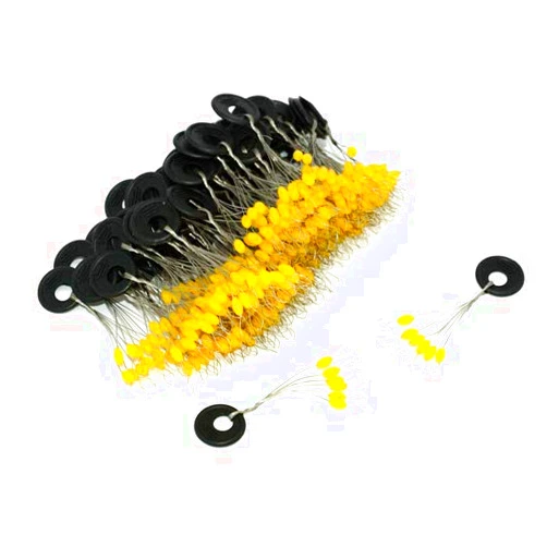 SENYUBBY 6 in 1 Fishing Bobber Stopper,Soft Silicone Float Sinker Stops,100Pcs Cylinder,Oval Float Stop Stoppers…