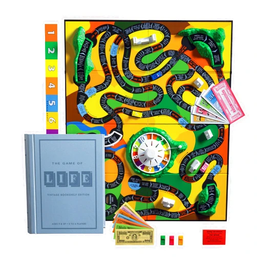 WS Game Company The Game of Life Vintage Bookshelf Edition