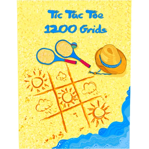Layan Edition Tic-Tac-Toe 1200 Grids: Pencil Games , Fun Activities for Family Time , Game Books for Traveling & Summer Vacations