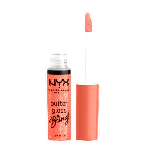 NYX PROFESSIONAL MAKEUP Butter Gloss Bling Lip Gloss, Non Sticky and Shiny Vegan Lip Makeup - Dripped Out