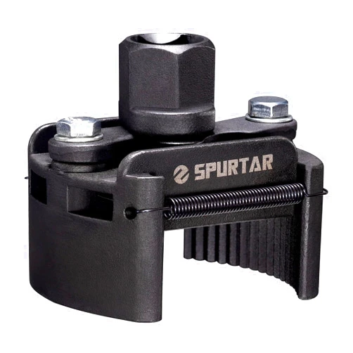 Spurtar Adjustable Oil Filter Wrench 2-3/8 to 3-1/8 inch 60-80mm Universal Oil Filter Removal Tool 1/2'' Drive Cap Style Oil Filter Tool Perfect Fits Small Medium-sized Spin-on Oil Filters, TFW30712
