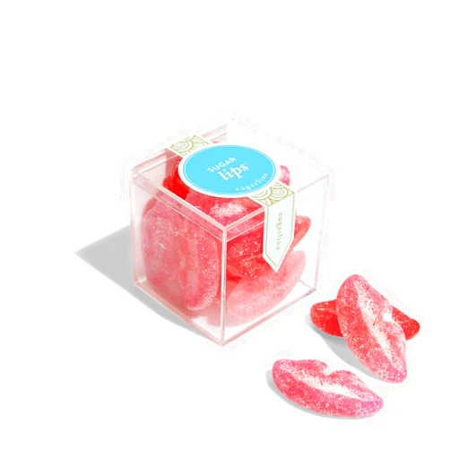 Sugarfina Sugar Lips Small Candy Cube, Gummies, 3.2oz, 1 Count